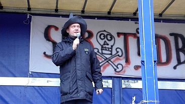Thomas Jansen, een van de initiatiefnemers van de actie tegen slibstort